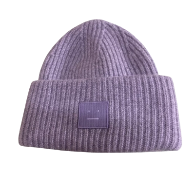 Unisex Acne Studios Beanie Grey 