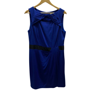 Veronika Maine Womens Size 14 Blue Dress