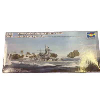 Trumpeter 1:700 German pocket battleship (panzer schiff) Admiral Graf Spee 1939 model kit