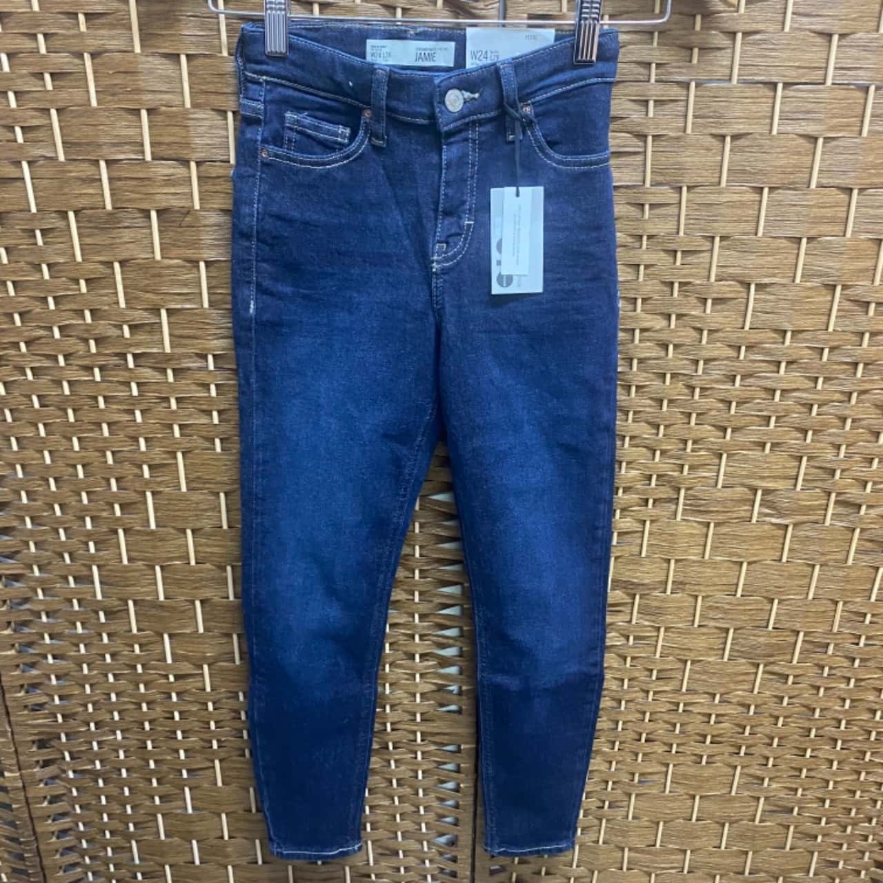 BNWT Topshop Womens Size 4 Blue Jeans 