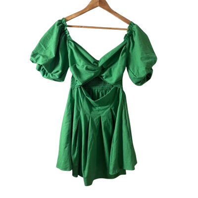  billy j Womens  Size 12 Mini Dress Green 