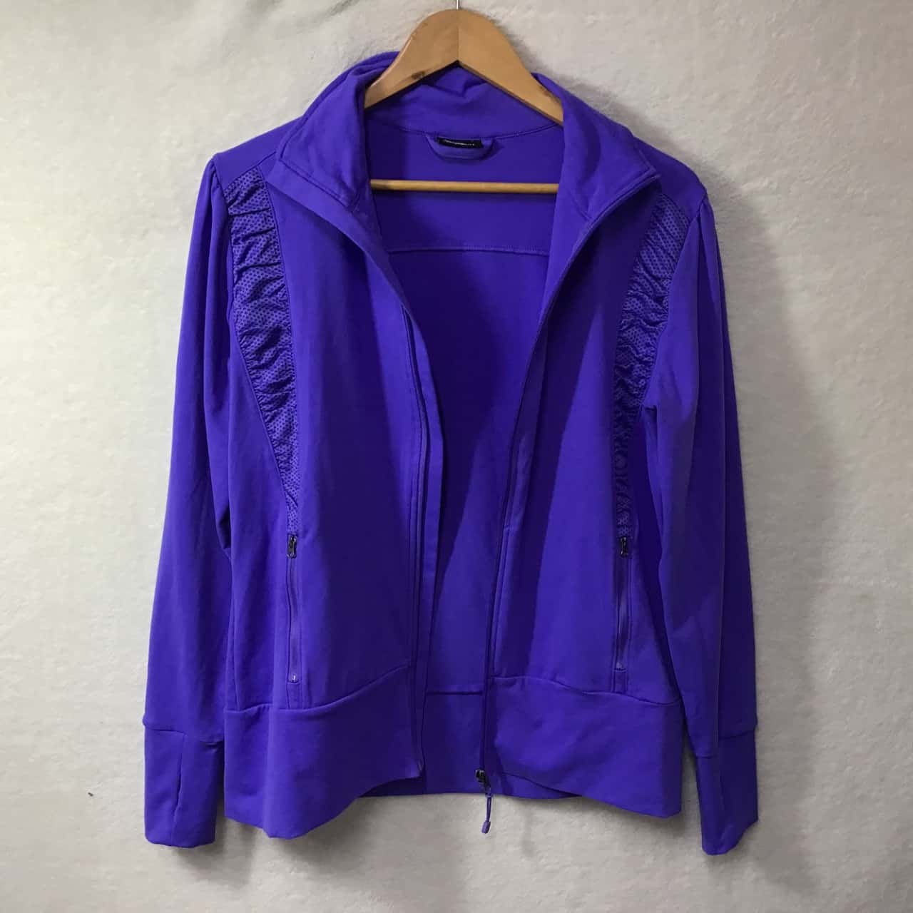 Crane Performance Womens Size M Purple Front Zipper Jacket