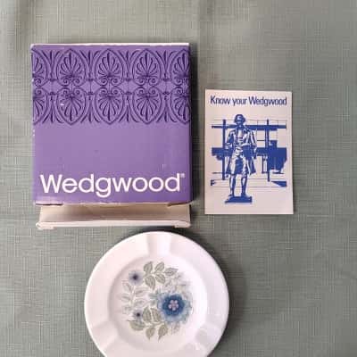 Wedgwood Clementine Ashtray - Bone China - Floral Design