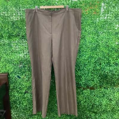 ASOS Womens  Size 22 Straight Leg Pants Brown 