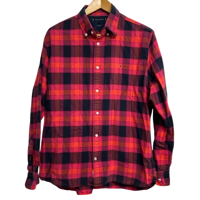 Tommy Hilfiger Mens Size L Checked Shirt