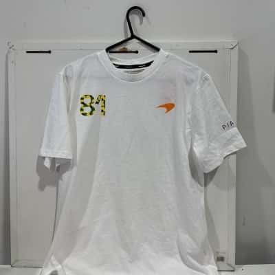 Mclaren F1 racing white t shirt 
