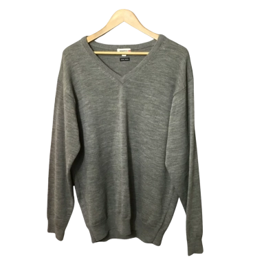 Reserve Mens  Size XXL V-Neck Jumper Grey 