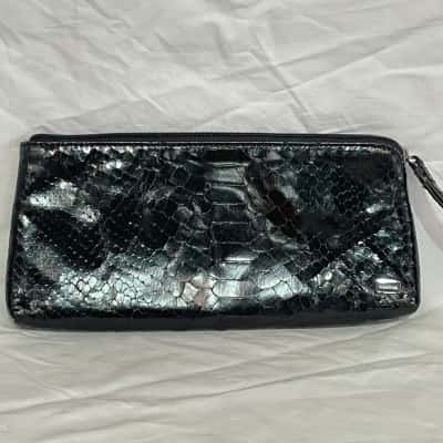 Oroton Leather Purse Black  