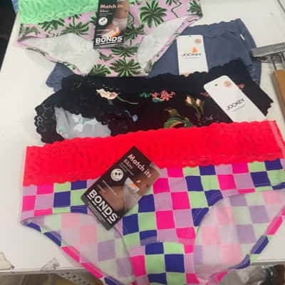 NWT Bundle Bonds / Jockey Size 10 Underwear Multicoloured 