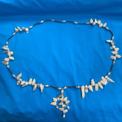  Womens Baroque Pearl Necklace