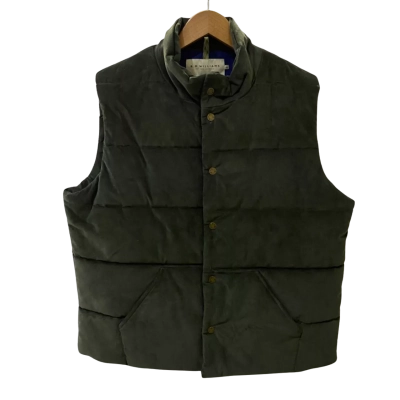 R.M. Williams Mens Size XL Green Vest 