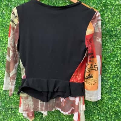 Boo Radley Womens  Size XS Peplum Jacket Multicoloured 