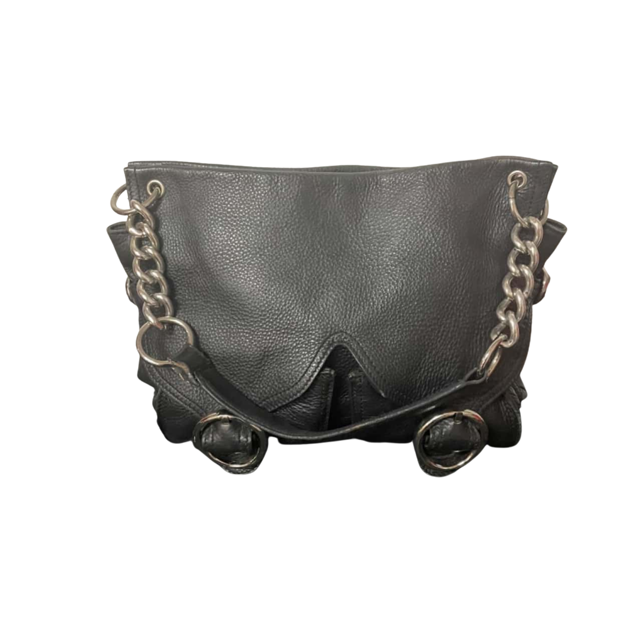 Oroton Tote, Silver Hardware & Feet, External Pockets, Internal Pockets