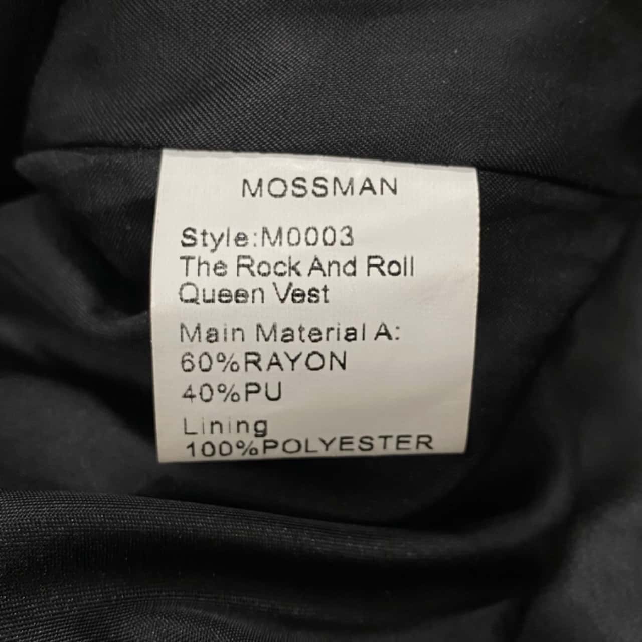 Mossman Once Again Knit Vest - Black