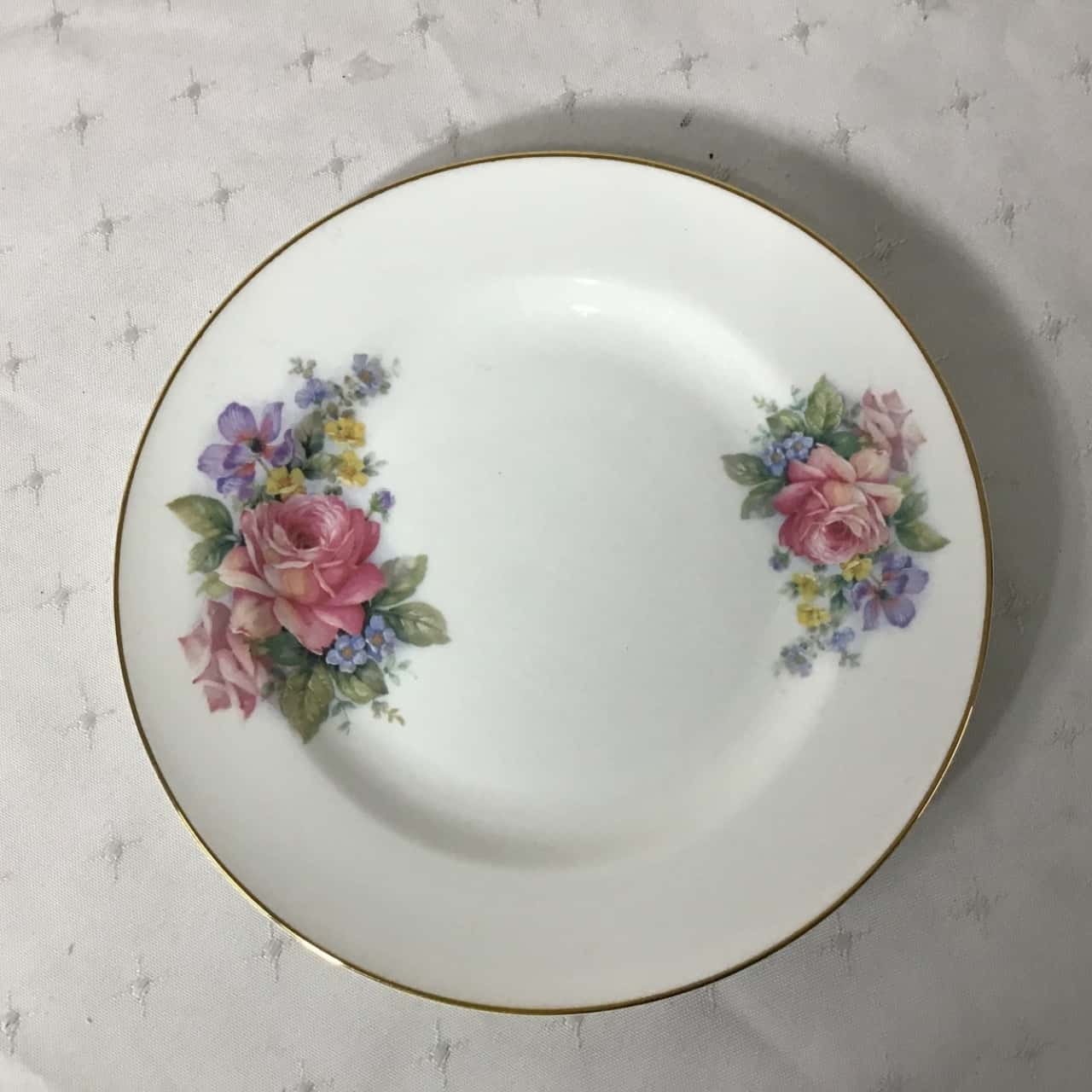 Crown Trent Floral Pattern Bone China Cup Saucer & Plate Set(s)