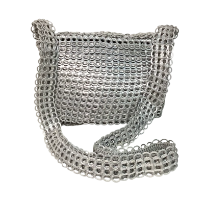  Escama Studio Recycled Products Cross Body Bag Silver 