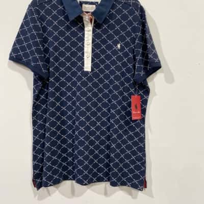 Thomas Cook Womens  Size 16 Polo Shirt Blue RRP$79.95