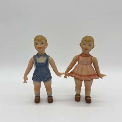 Vintage Handpainted Porcelain Dolls [S#4]