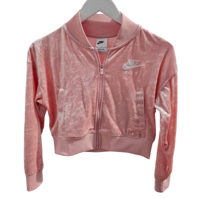 nike air translucent jacket in pink