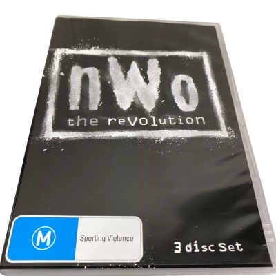 the WWE: nWo - The Revolution 3-disc DVD set
