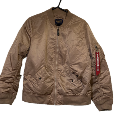 Alpha Industries Womens Jacket Size L Dusty Pink color