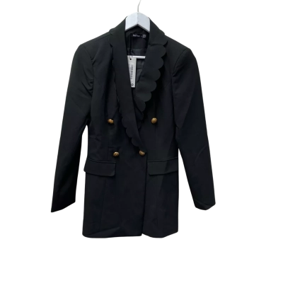 Boohoo Womens  Size AU10, UK10, EUR38,US6 - Black Longline Blazer  
