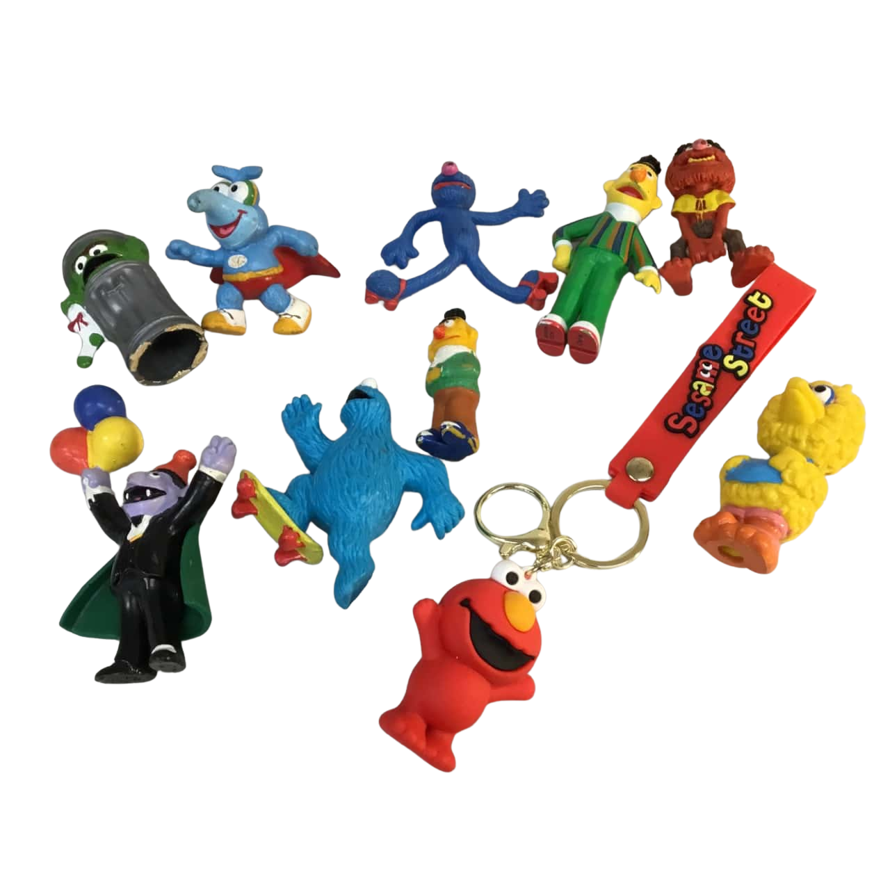 Assorted Sesame Street Figures Approx 3 x 7 cm