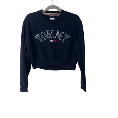 Tommy Hilfiger l  Size S Cropped Sweatshirt Navy Blue 