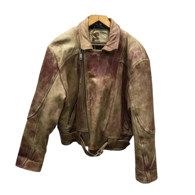 Vintage AMI Leather Jacket Size XL