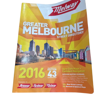 Greater Melbourne Street Directory 2016 Edition 43 