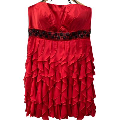 City Chic Womens  Size XS Cocktail Dress Red 
