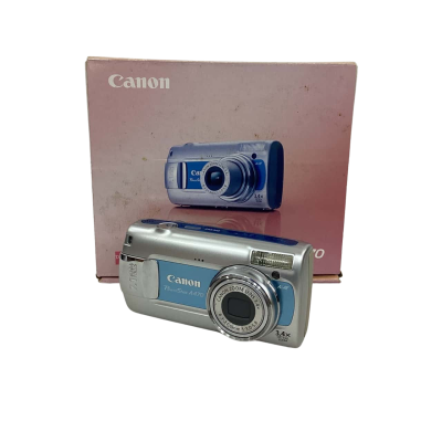 Canon PowerShot 7.1MP Blue Digital Camera with Box 