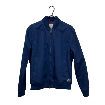Mens Deus Ex Machina Size M Bomber Jacket Blue 