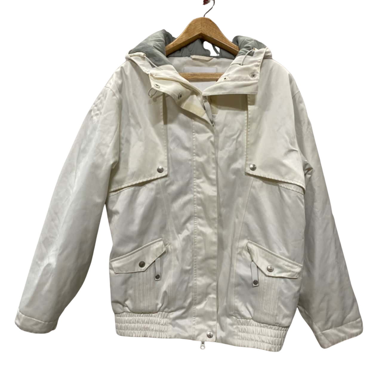 *Last Chance SALE* Lola & Evie Alpine Womens Size M White Hooded Winter