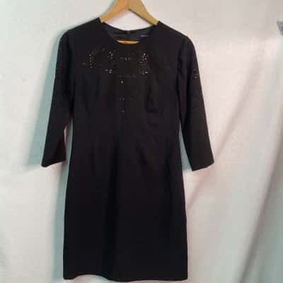 French Connection Womens  Size 10 Casual Dress Black  