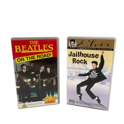 Elvis jailhouse rock and the Beatles on the road