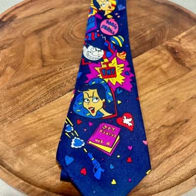 Bolero Boris & Natasha Rocky Bullwinkle Tie 