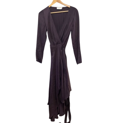 Zimmermann Womens  Size 1 Wrap Dress Purple 