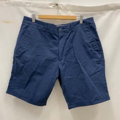 Gazman Mens Modern Club Shorts Size 36 Navy Blue RRP$90