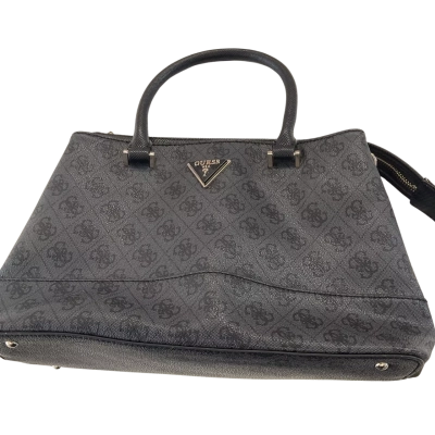 Guess Womens Handbag Black  / Grey 