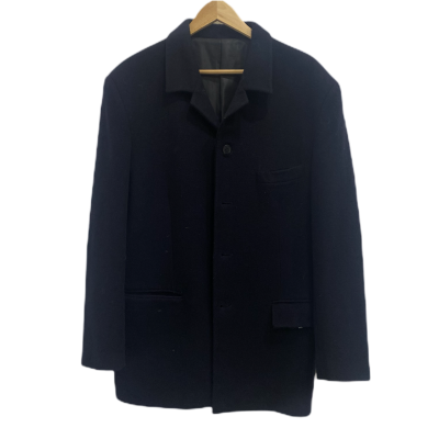 Marcellotino Mens  Size 40 Blazer Navy Blue 
