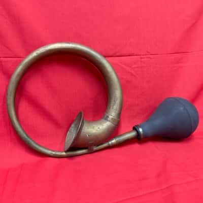 Vintage JSR Antique Brass Bulb Horn – Car / Bicycle