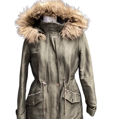 Forever New Womens  Size 8 Winter Jacket Green / Olive 