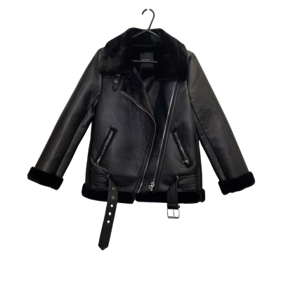 Decjuba Womens  Size 8 Winter Jacket Black  / Silver 