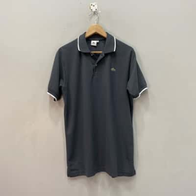 Lacoste Mens  Slim Fit Size XL Polo Shirt Grey 