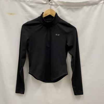 Elite Eleven Sporting Women's ProForm Curved 1-4 Zip Top Size M Black  