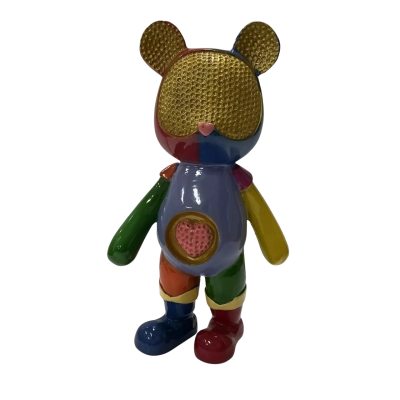 Multicolour Standing Bear figurine