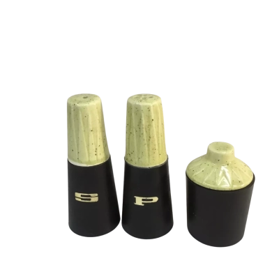 Vintage Salt and Pepper Shakers and Sugar Jar as pictured