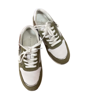 Klouds Womens  Size 38 Sneakers Khaki / Silver / White 