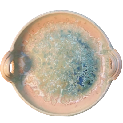 Studio Pottery Crystalline Glaze Bowl 